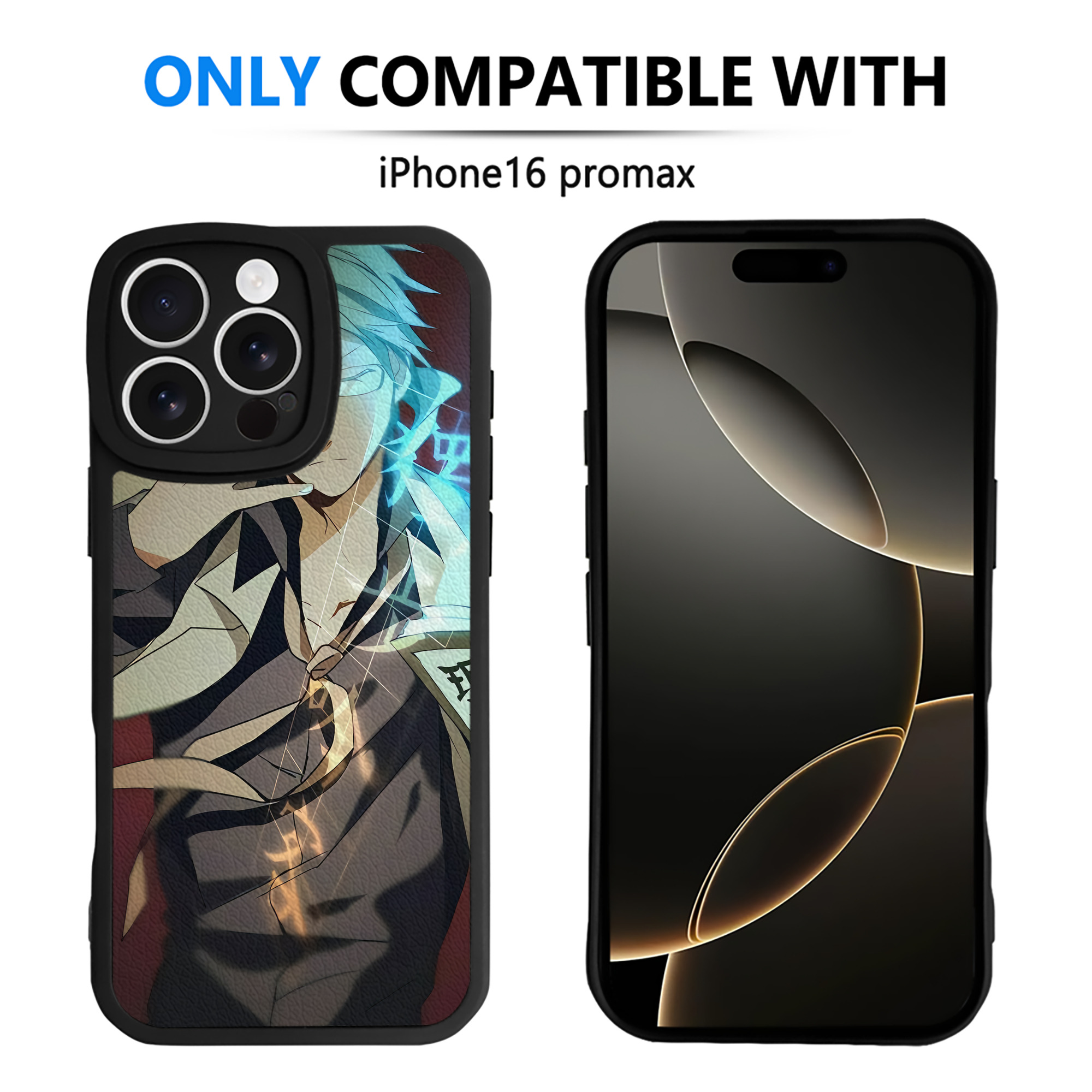 （画像用） 文豪ストレイドッグス Bungo Stray Dogs 【iPhone 16シリーズ対応】シリコンスマホケース（レザー調） 材質：シリコン